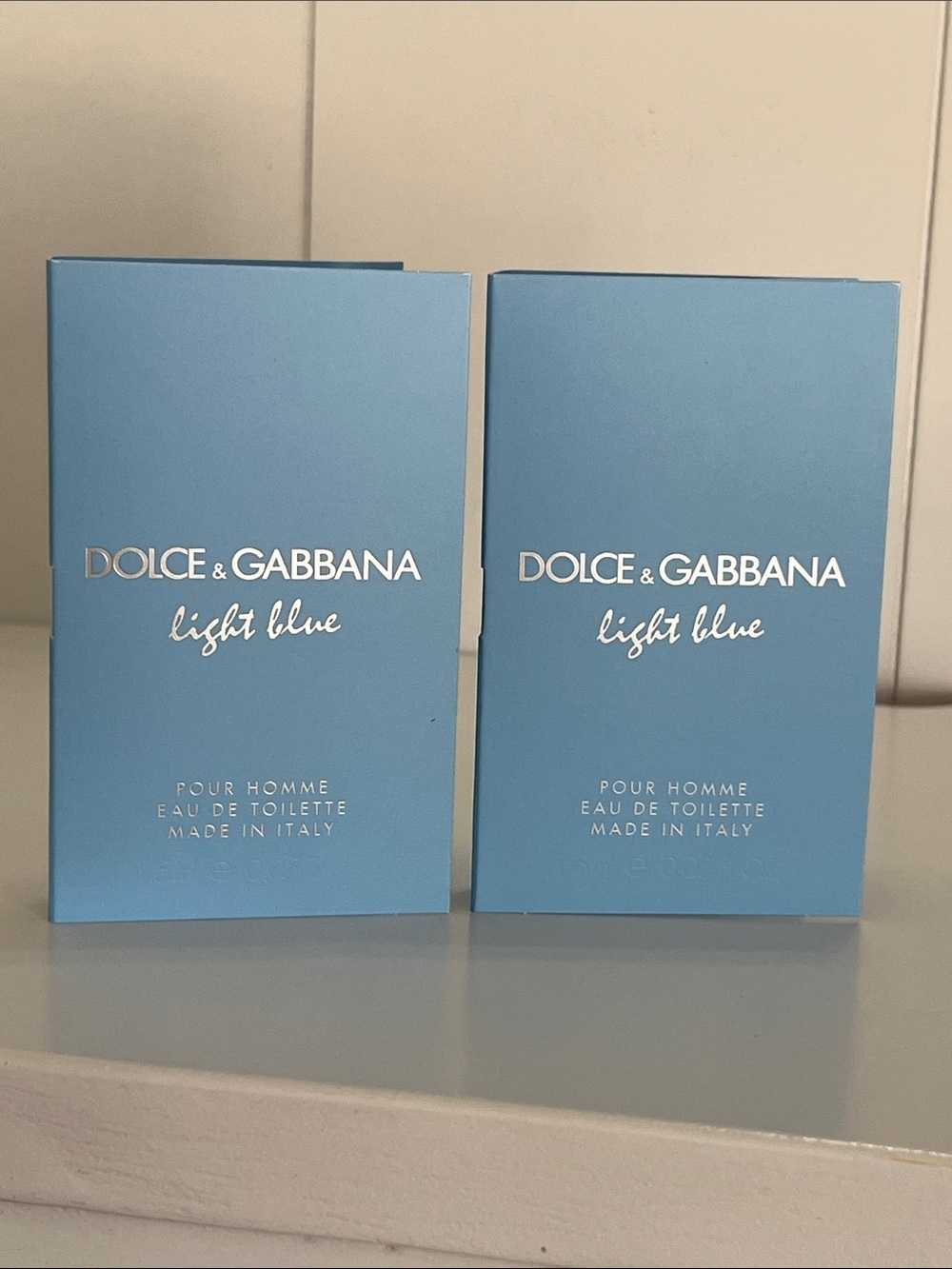 Dolce & Gabbana Light Blue Pour Homme EDT Sample Set (2)